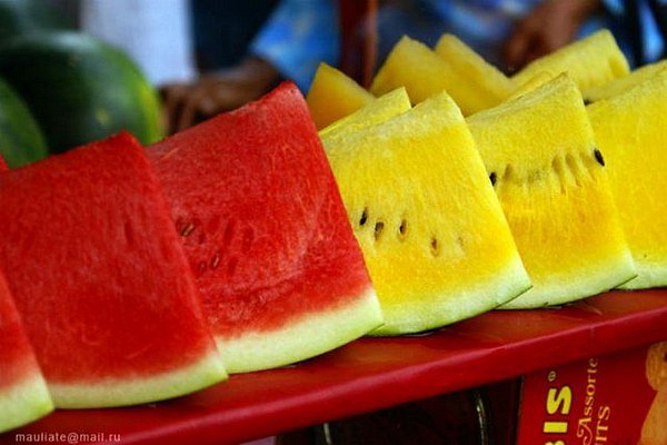 600x400, 62 Kb / Арбуз, желтый