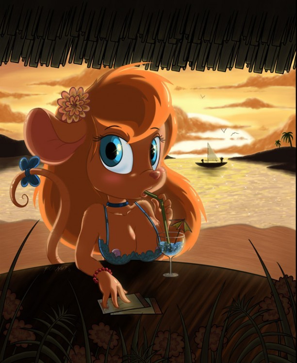 612x749, 96 Kb / Гаечка, море, пляж, парусник, бокал, грудь