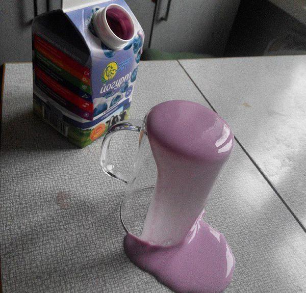 600x575, 63 Kb / стакан, йогурт, дно, фейл