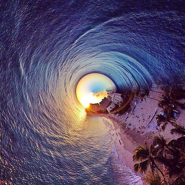 640x640, 186 Kb / панорама, море, берег, сферическая