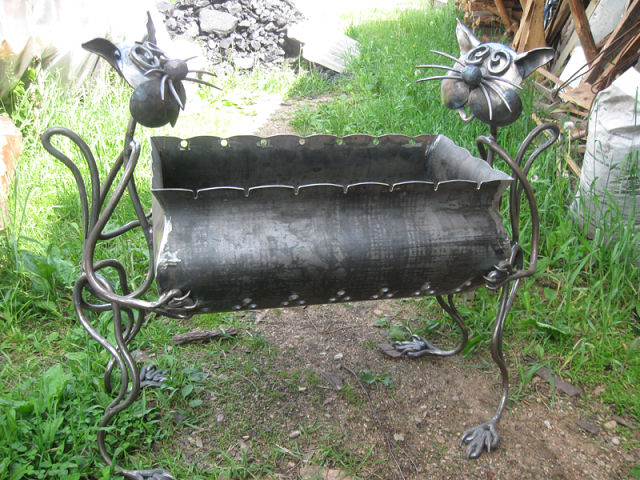 640x480, 110 Kb / Мангал, кот