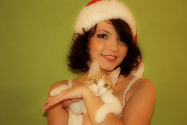 604x403, 29 Kb / девушка, кошка,