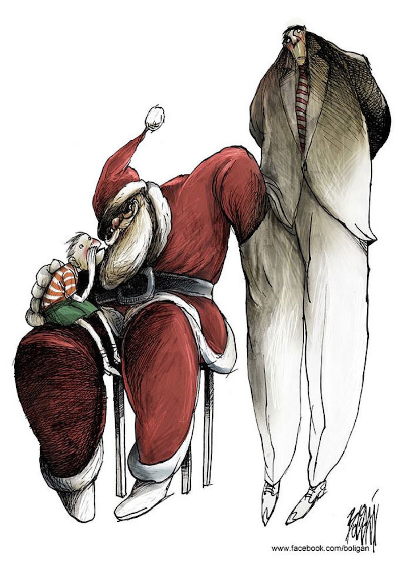 800x1120, 227 Kb / санта клаус, ребенок, карман, деньги