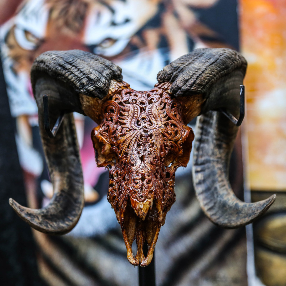 1200x1200, 334 Kb / череп, баран, резьба, рога