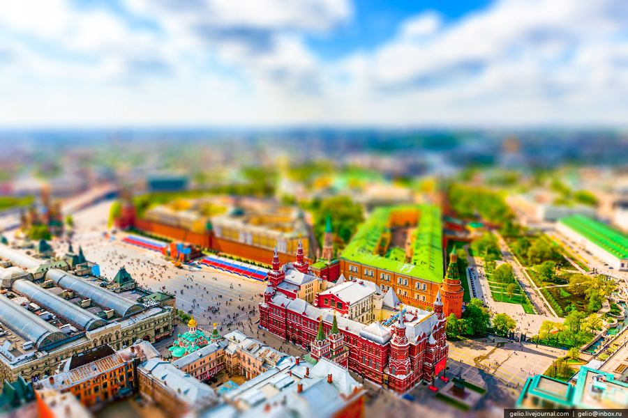 900x600, 325 Kb / tilt shift, россия, москва, красная площадь