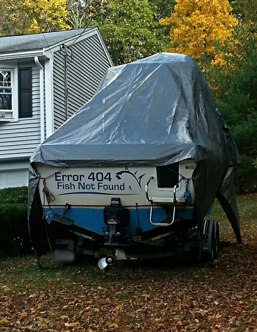 901x1163, 267 Kb / Катер, дом, 404, винт, рыба, надпись, чехол