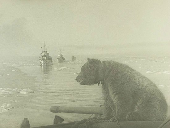 550x413, 34 Kb / Медвежонок, Маша, море, корабли