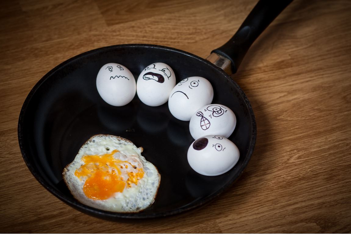 1151x767, 106 Kb / Яйцо, яичница, сковорода