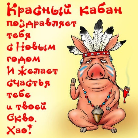 454x454, 76 Kb / свинья, новый год, поздравление
