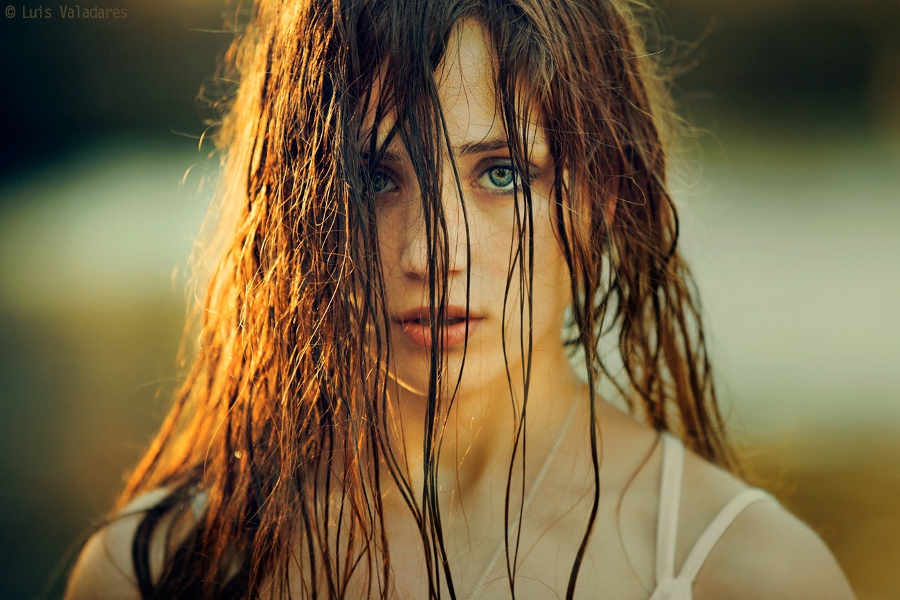 1300x867, 309 Kb / Luis, Valadares, девушка, мокрые, волосы