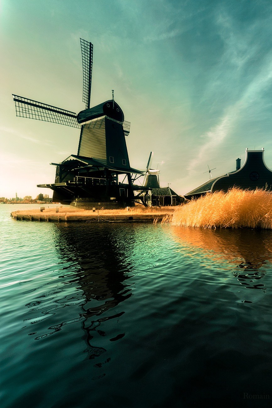 866x1300, 241 Kb / мельница, вода