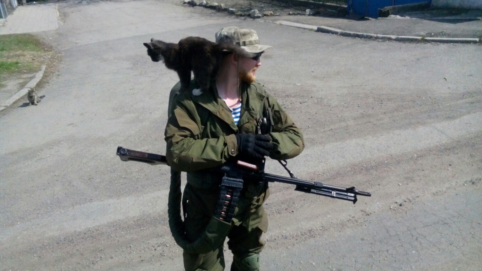 1536x864, 254 Kb / пулемётчик, котэ, корректировщик, военщина