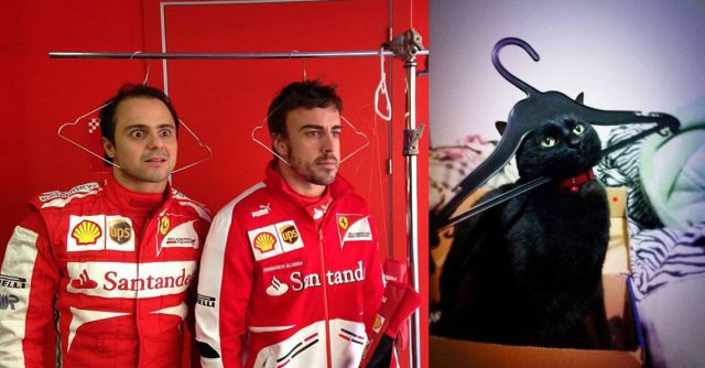 640x334, 41 Kb / Ferrari, F1, Formula1, Масса, Алонсо, вешалка