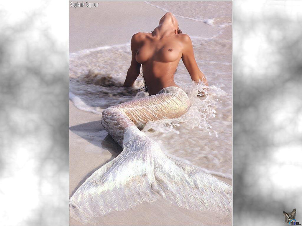 1024x768, 131 Kb / русалка, Stephanie Seymour