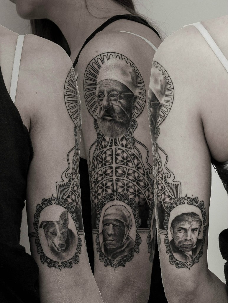 773x1024, 174 Kb / тату, рука, собачье сердце, преображенский, шариков