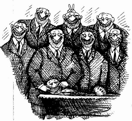 450x413, 84 Kb / гроб, покойник, улыбка, рожки