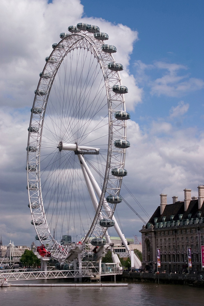670x1005, 243 Kb / колесо обозрения, темза, лондон