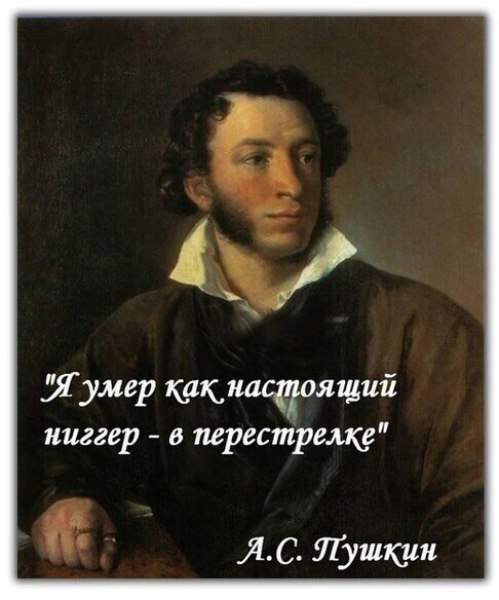 499x600, 53 Kb / пушкин, ниггер, перестрелка