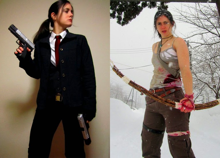 768x554, 88 Kb / косплей, Хитман, Лара, Крофт, Ноэль, Адамс