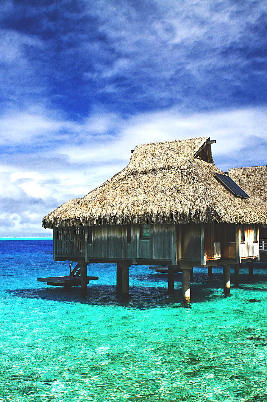 860x1291, 343 Kb / хижина, океан