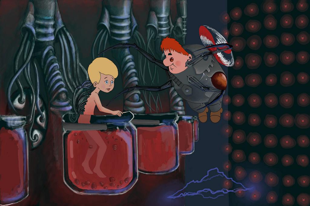 1024x682, 80 Kb / Малыш, Карлсон, матрица