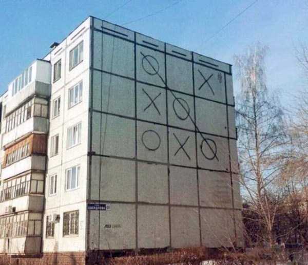 600x516, 33 Kb / Дом, крестики, нолики, стена