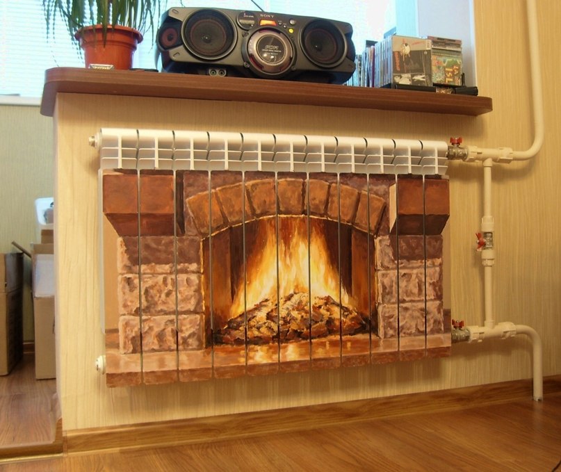 807x679, 108 Kb / камин, батарея, бумбокс