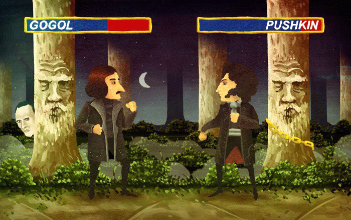 700x440, 119 Kb / гоголь, хармс, пушкин, мортал комбат