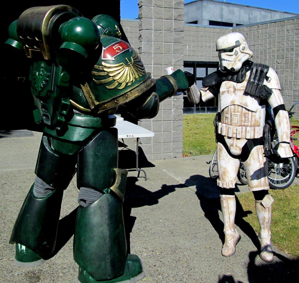 1024x970, 243 Kb / Warhammer, 40000, 40k, Marine, Clone, Star, Wars