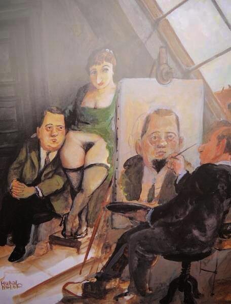 456x600, 35 Kb / портрет, натура, мужской, женский, треугольник, бородка