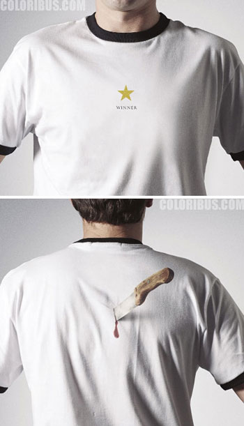 350x611, 30 Kb / футболка, нож