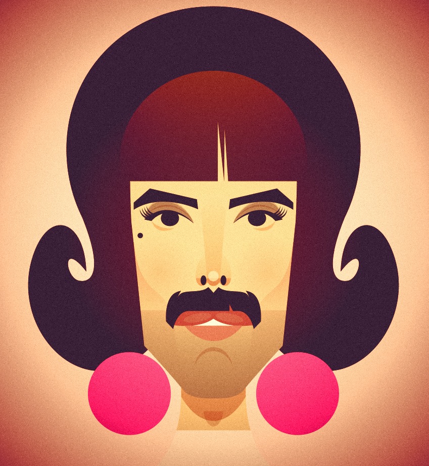 849x922, 245 Kb / Фредди, Меркури, шарж