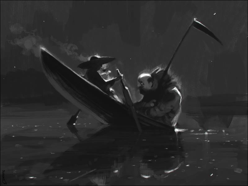 800x600, 27 Kb / вода, лодка, трубка, коса, Сергей, Колесов