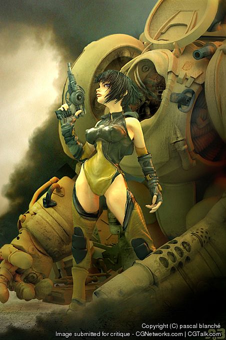 452x680, 62 Kb / робот, оружие, 3d