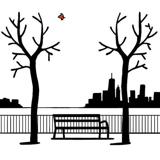 540x540, 150 Kb / ГИФ, осень, лист, деревья, бадминтон, теннис, скамейка