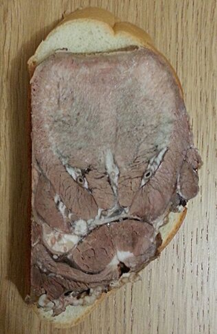 316x487, 36 Kb / бутерброд, язык, мясо, хлеб