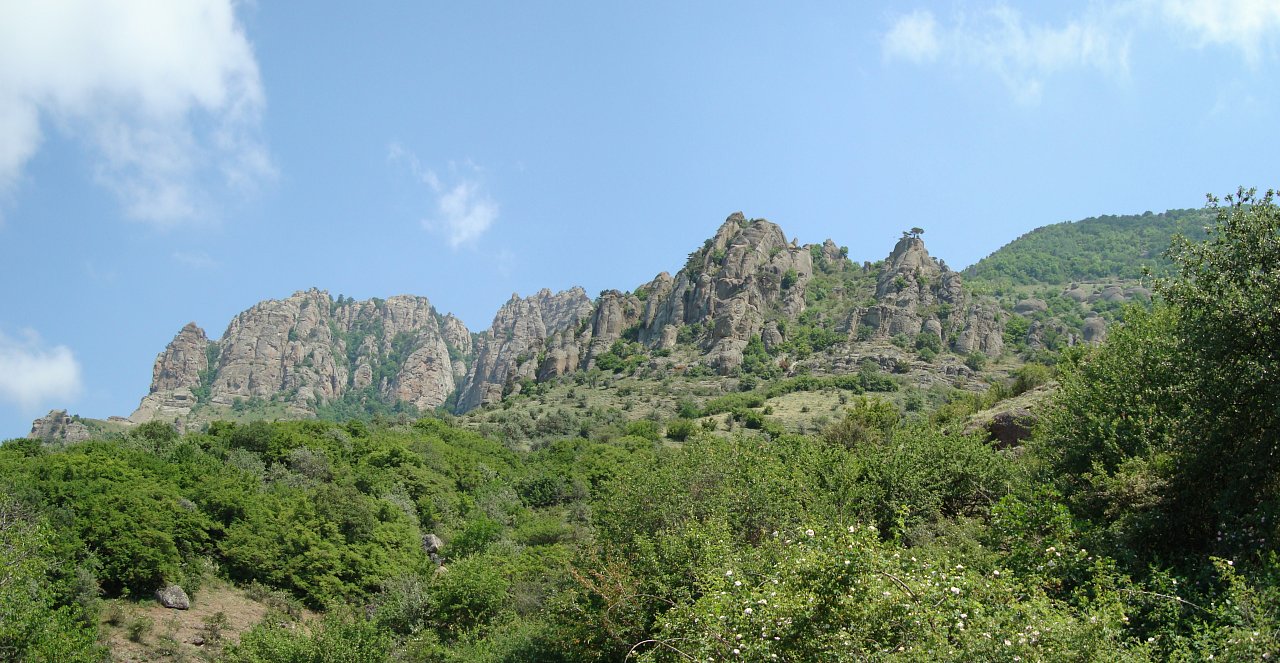 1280x663, 238 Kb / демерджи, небо, горы, облака