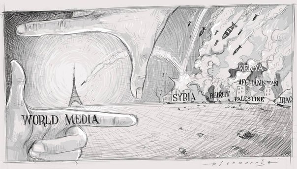 604x345, 64 Kb / Франция, руки, башня, бомбы, политота