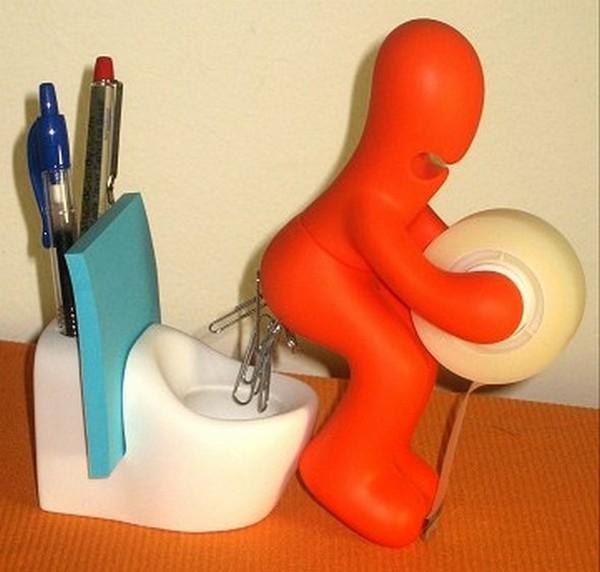 600x572, 37 Kb / скрепки, канцелярия, скотч, магнит