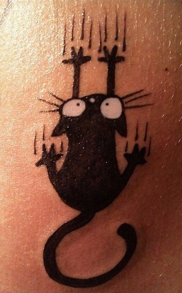 595x957, 131 Kb / татуировка, кот