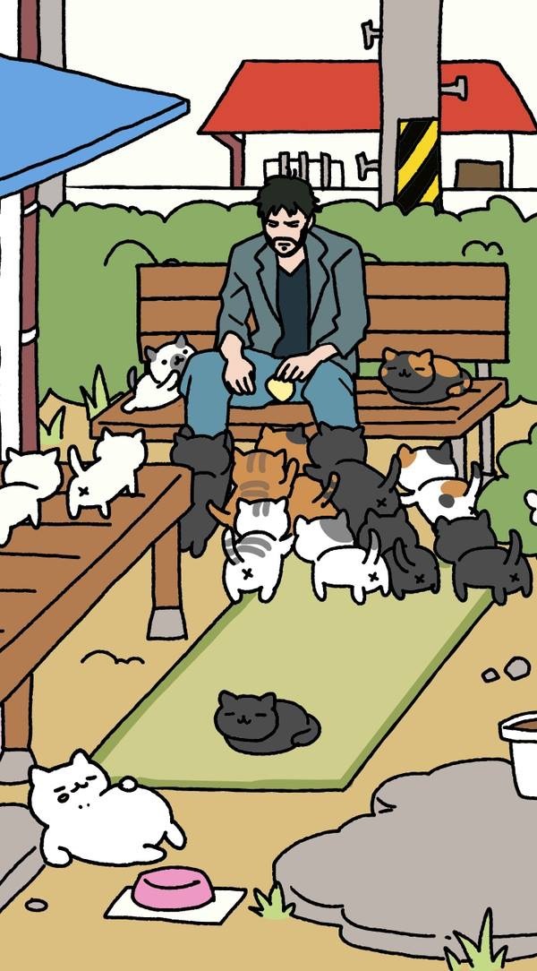 600x1084, 134 Kb / котики, киану ривз