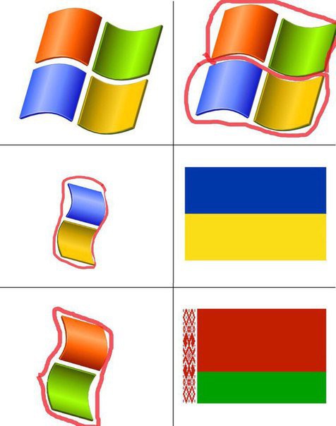 476x604, 42 Kb / виндоус, флаг, беларусь, украина