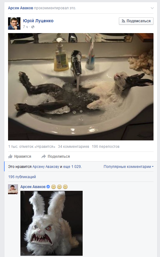 517x831, 268 Kb / политота, Аваков, Луценко, кролики, Украина