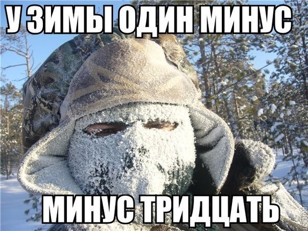 604x453, 132 Kb / зима, минус, иней, маска