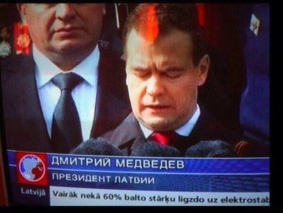 400x301, 29 Kb / медведев, президент, латвии, телевизор