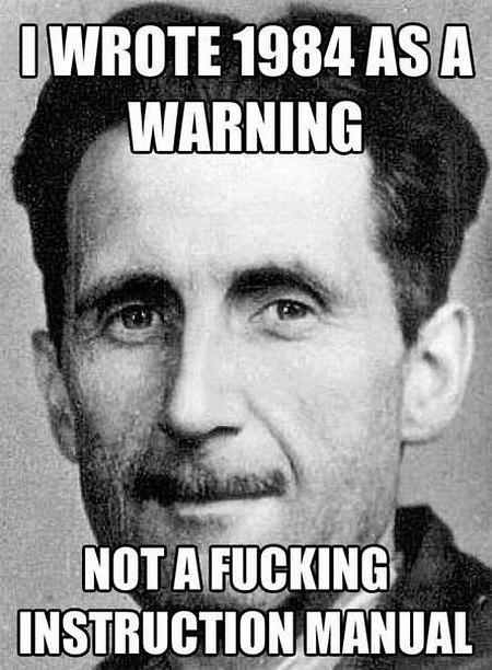 450x612, 74 Kb / оруэлл, 1984, предупреждение, не инструкция