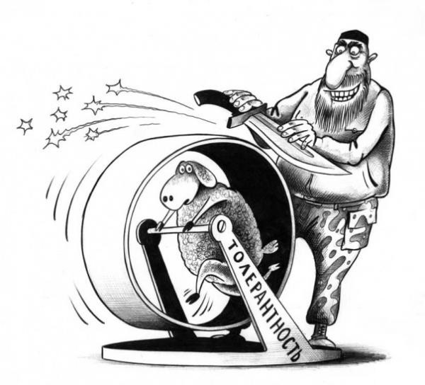 600x544, 81 Kb / Нож, овца, толерантность