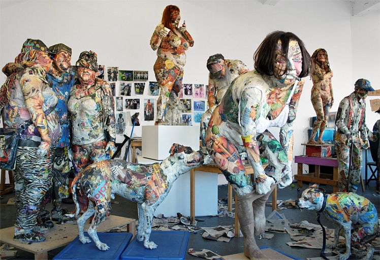 748x512, 193 Kb / Will Kurtz, бумага, скульптура