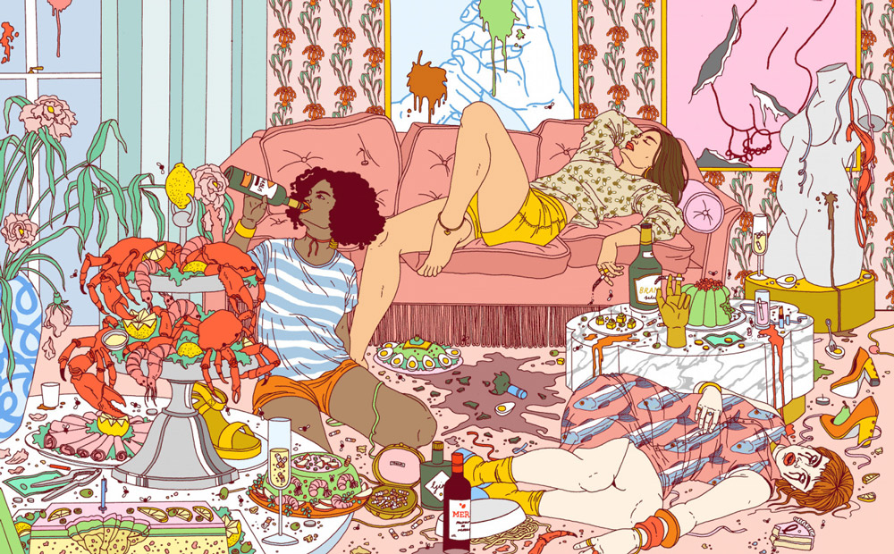 1000x620, 358 Kb / Девичник, пьянка