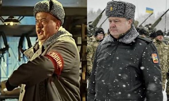 590x352, 67 Kb / Моргунов, Порошенко, косплей
